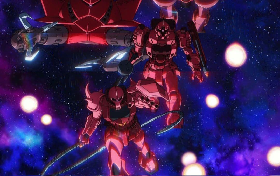 HG1/144ヅダ、グフ　シャア専用カラー風塗装作品