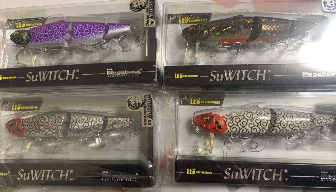 スウィッチ福袋限定カラー4色　メガバス