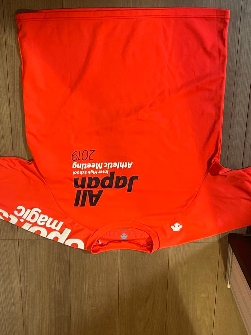 オレンジ 長袖 Tシャツ 2019 全日本アスリートミーティング