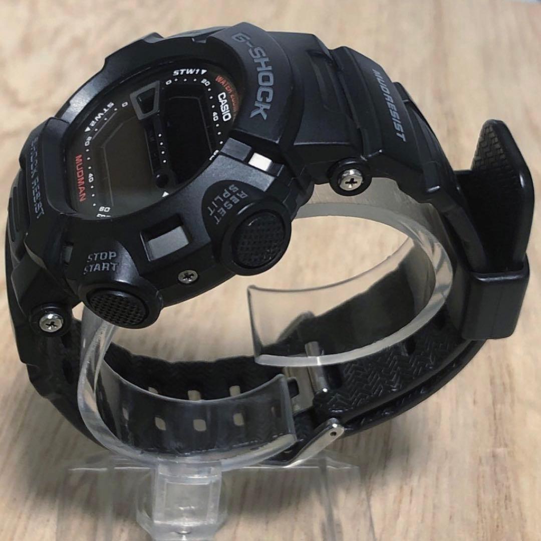 【レアカラーG-SHOCK G-9000】MUDMAN オールブラック★完動美品