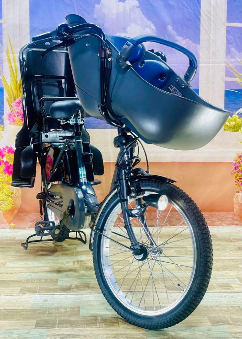 高年式ギュットクルーム2020年モデル⭐️パナソニック子供乗せ電動自転Y3186