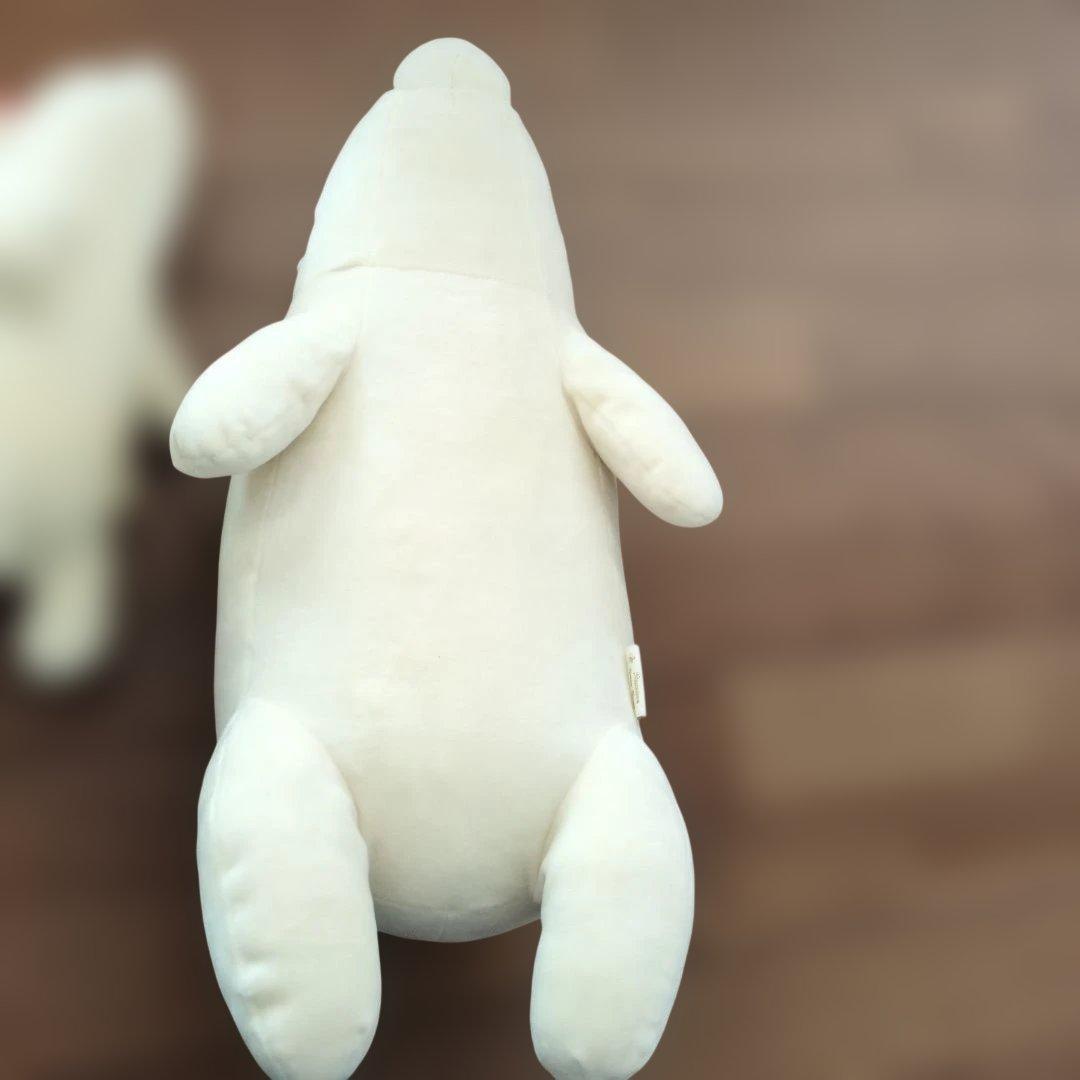 親子 しろくまぬいぐるみ 抱き枕 りぶはあと プレミアムねむねむアニマルズ