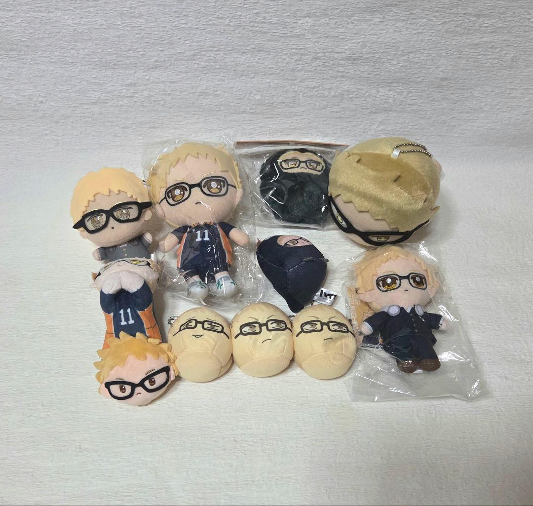 ハイキュー 月島蛍 ぬいぐるみ セット マスコット chibiぬいぐるみ