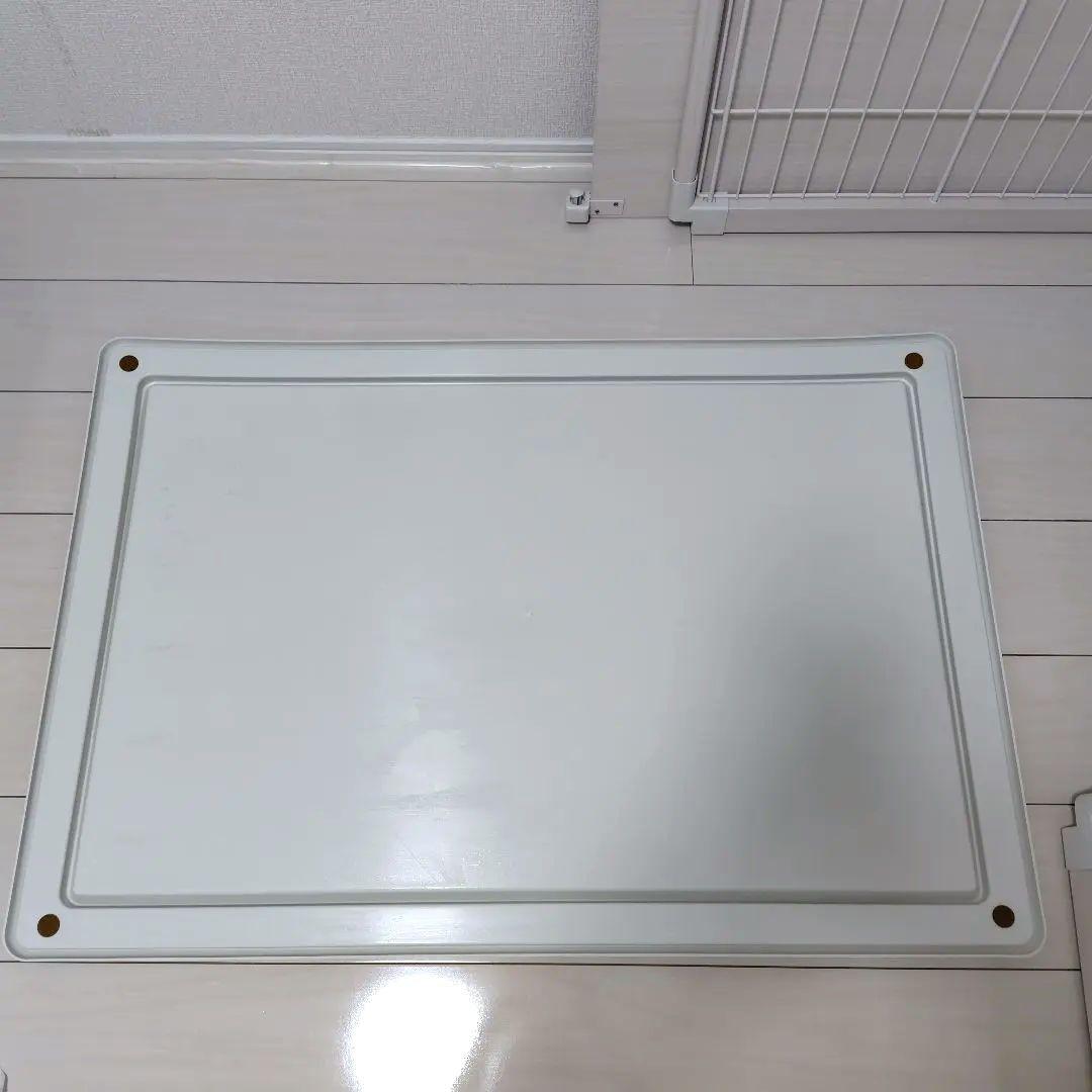 値下　美品　アイリスオーヤマ PIWS-960　ホワイト　木目調 サークル　犬猫