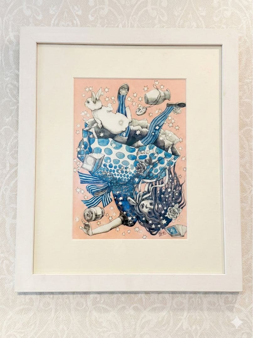 ヒグチユウコ 複製画『アリス』2011年サイン入 30枚限定