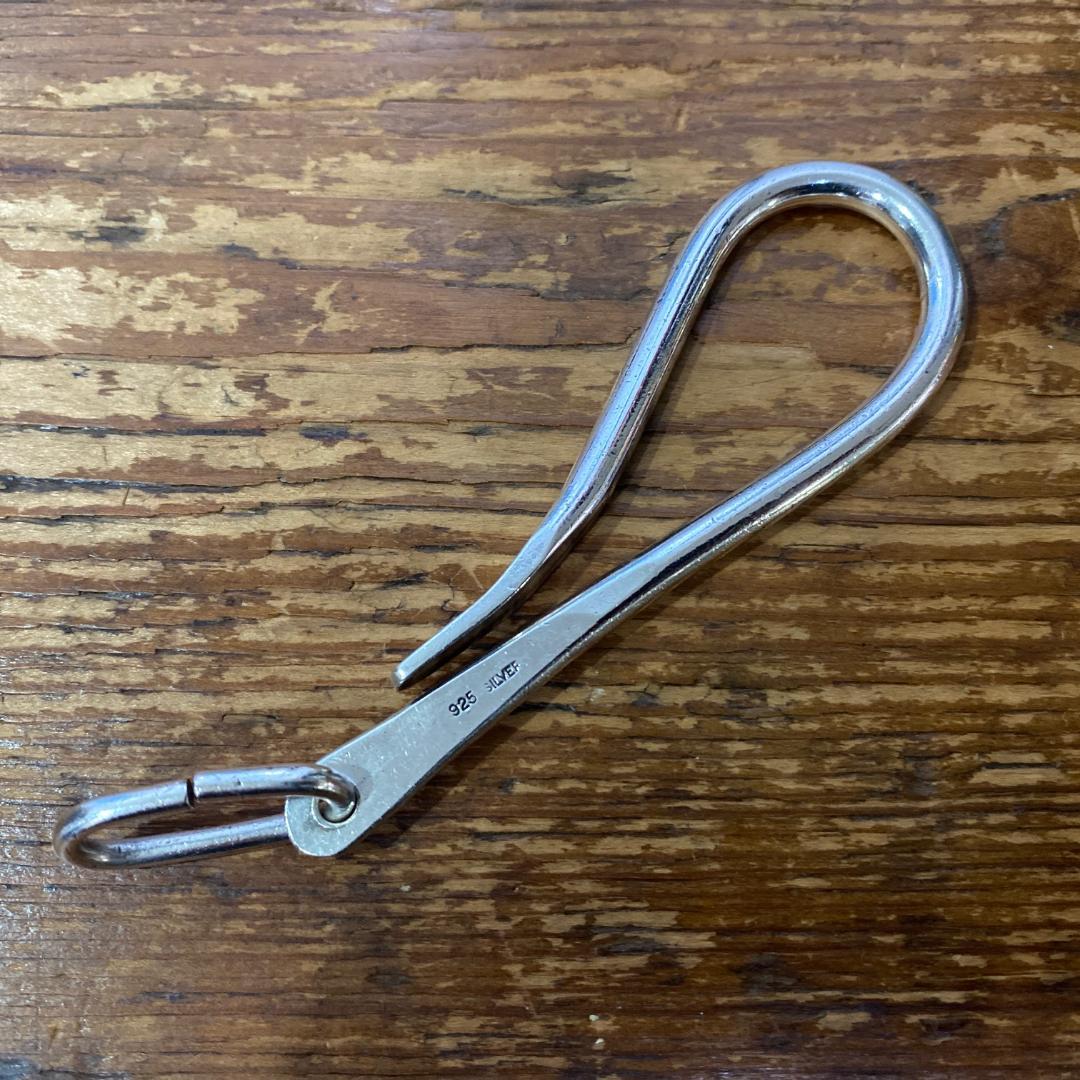 1点物 シルバー製 釣り針 フック キーフック SILVER925