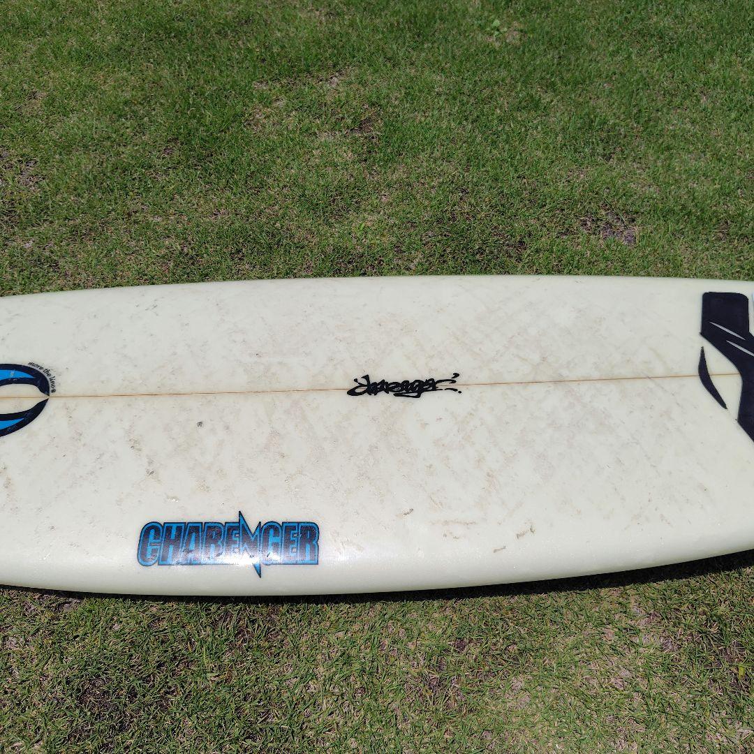 【たちつてと】ホワイト サーフボード デッキパッド付き　6.5