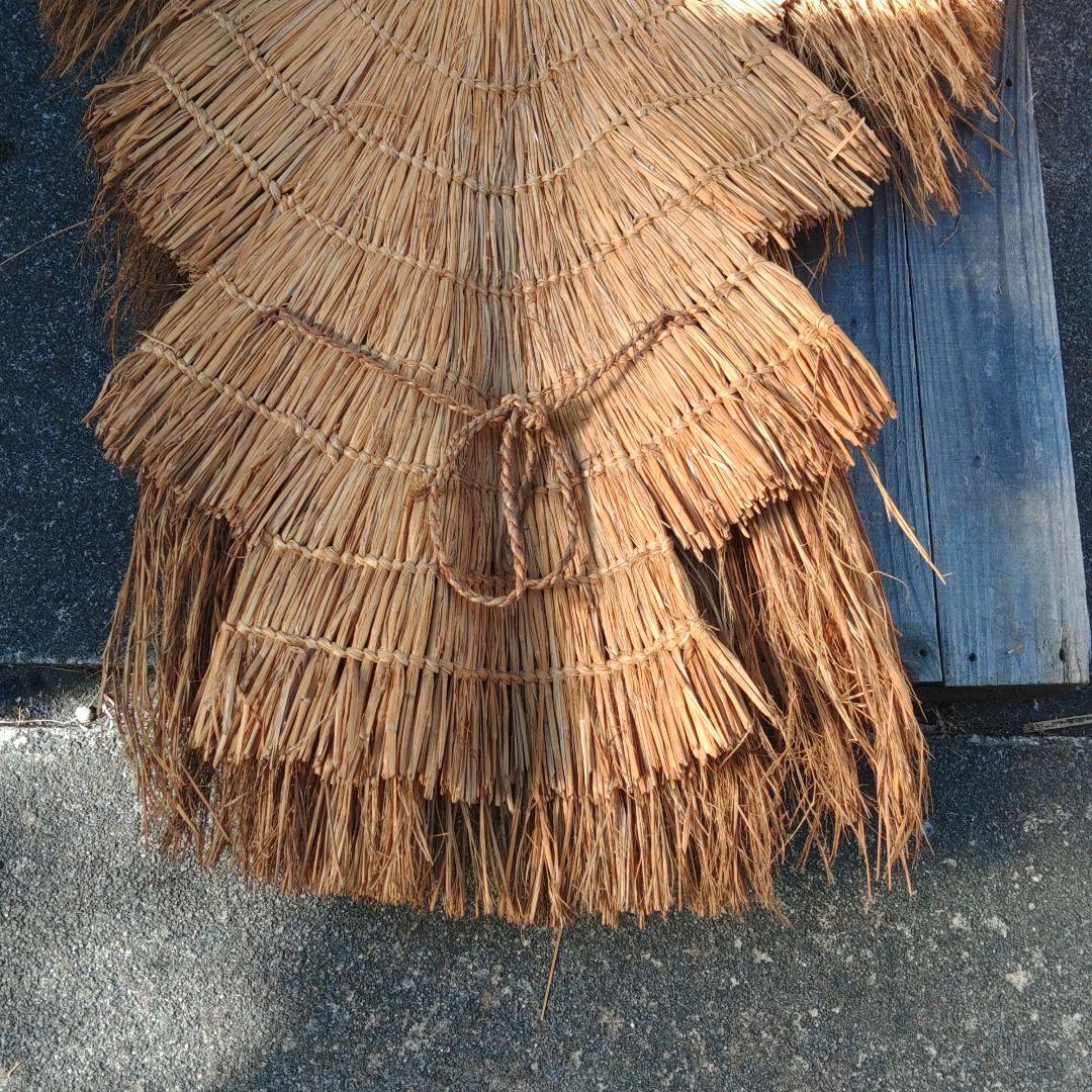 古民具　藁簑　雨具　伝統工芸品　荒物屋商品