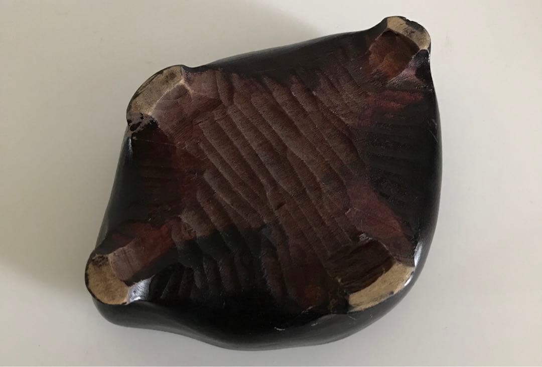 鑑賞石　石台つき　ブラッドストーン