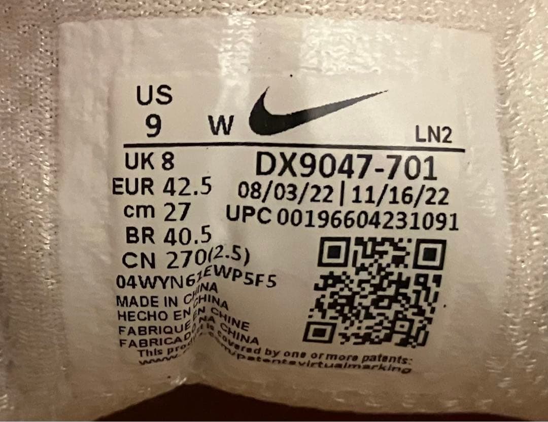 シューズ(男性用) Nike Air Zoom Infinity Tour NEXT% 27cm