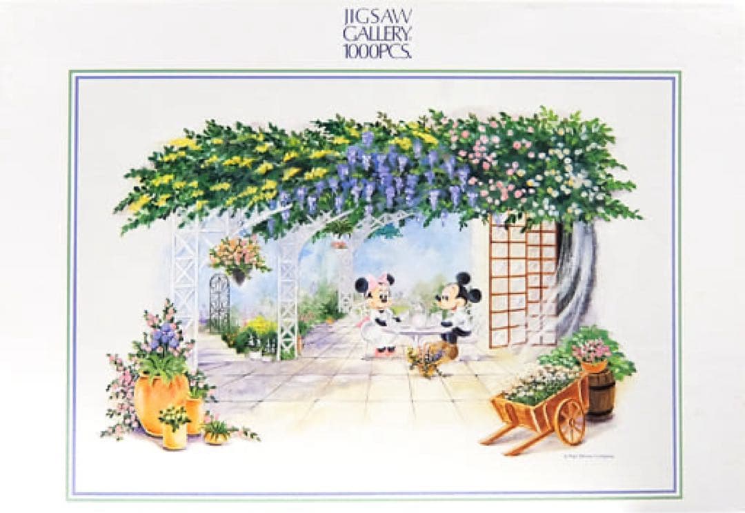 ディズニー　ジグソーパズル　ミッキーミニー　テンヨー　レア　レトロ