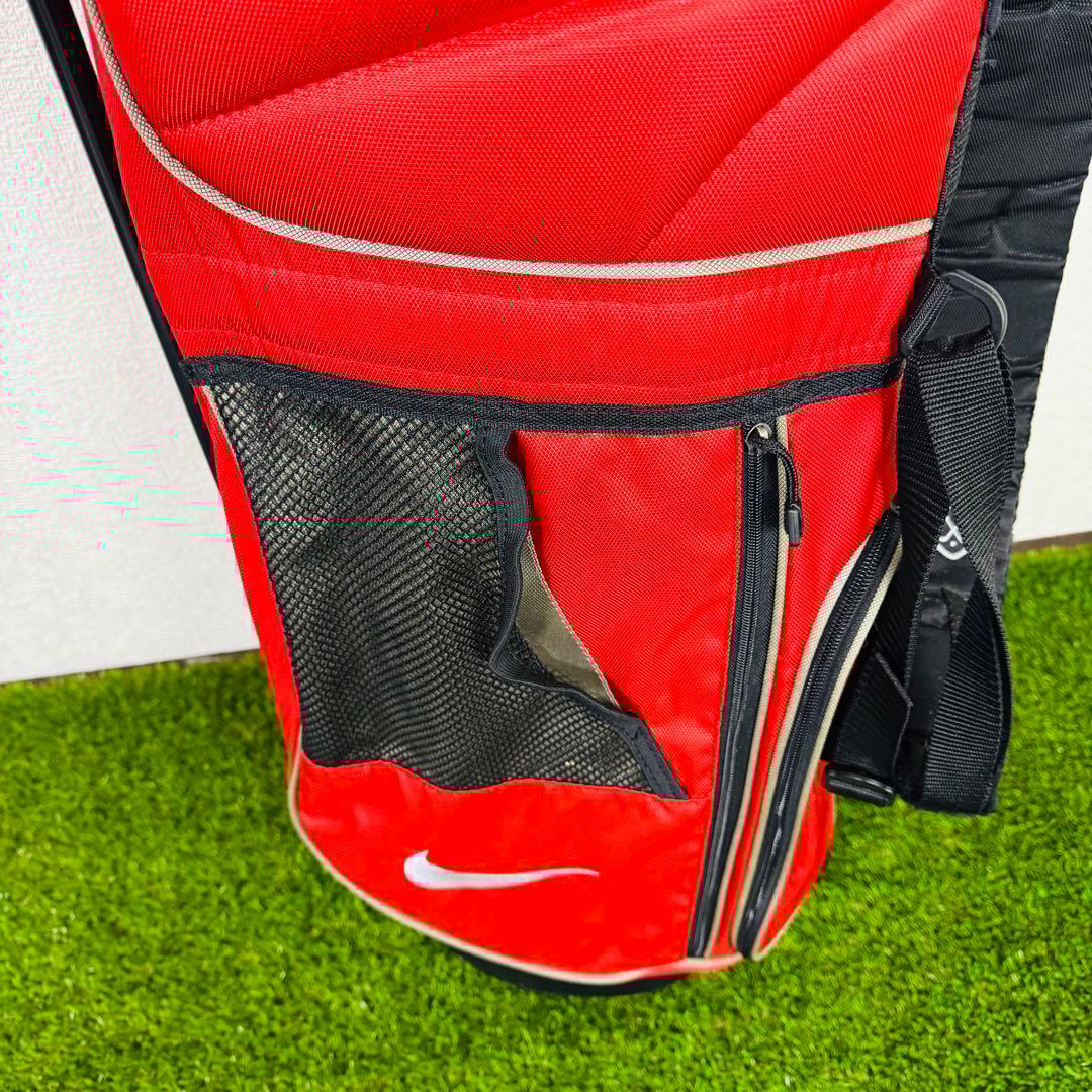 【軽量型】ナイキ NIKE スタンド キャディバッグ 赤