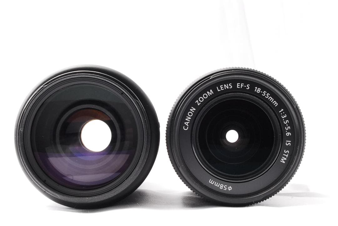 即購入1000円OFF❤️キャノン kiss X7 ダブルレンズセット バッグ付