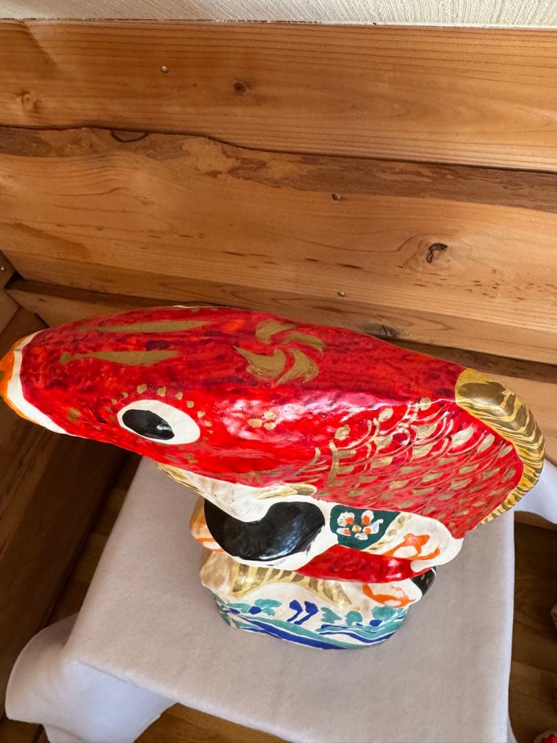 廃絶 常石張子『鯉金』 鯉担ぎ金時 郷土玩具 民藝 伝統文化 芸術 広島