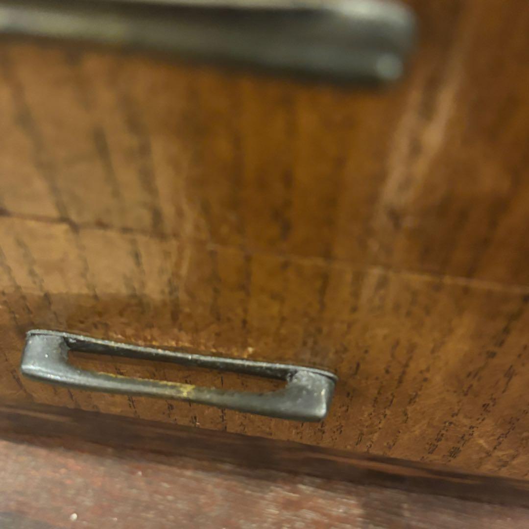 無印　古道具　小さめ引き出し棚　アンティーク棚