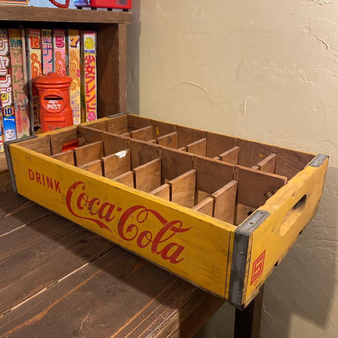 コカ・コーラ 木箱 ビンケース ヴィンテージ アンティーク Coca-Cola