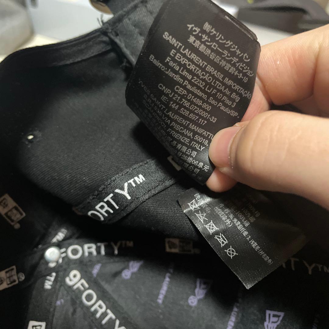 Totoroヒョンジン着用YSLロゴ キャップ （一度試着のみ）