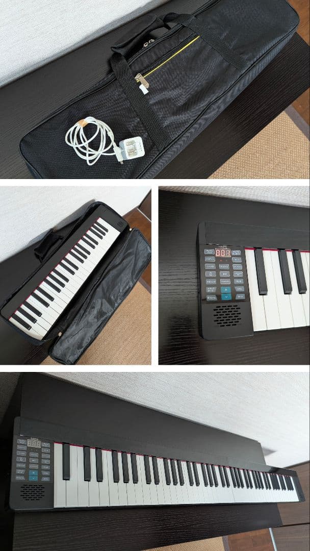 ピアノ88鍵キーボード折りたたみ電子ピアノ初心者コードレス携帯スリム楽器 練習