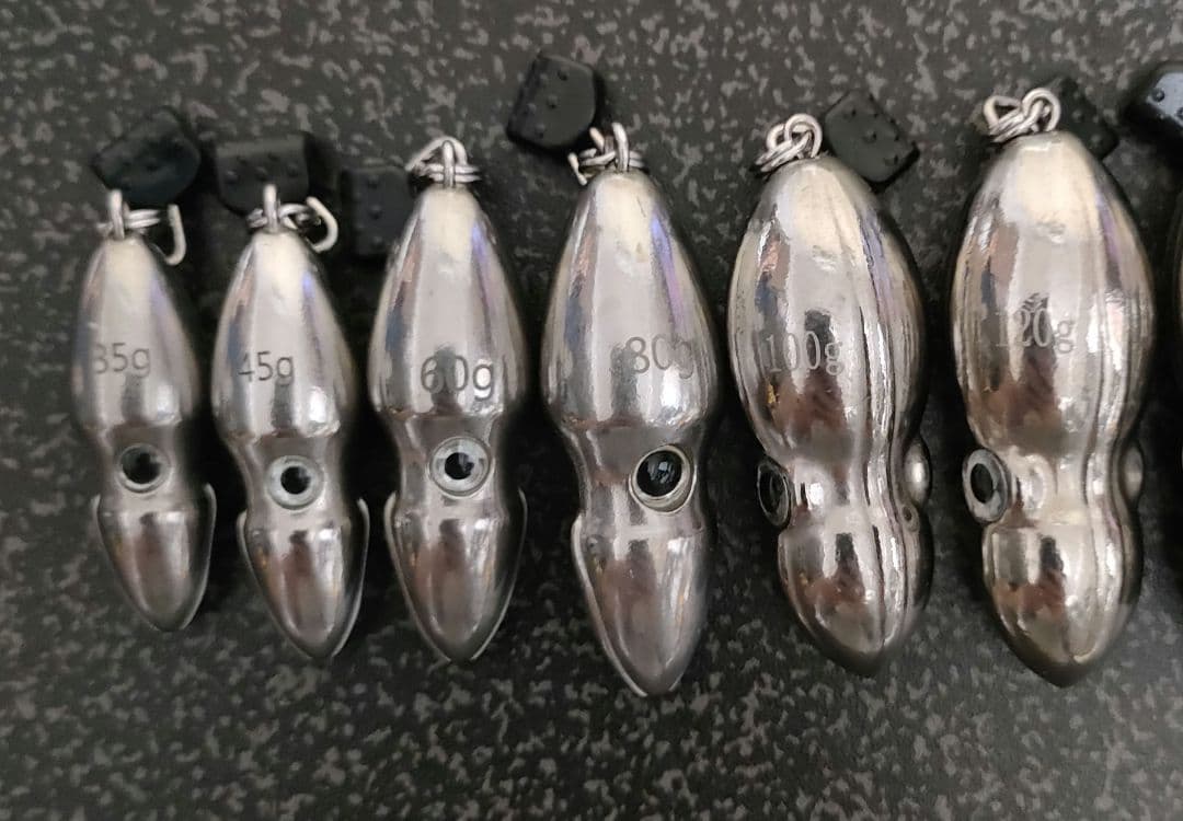 タングステンタイラバヘッド　6点セット