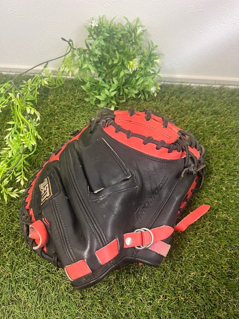 希少・絶版 ZETT ゼット 軟式 一般 キャッチャーミット 矢野 モデル