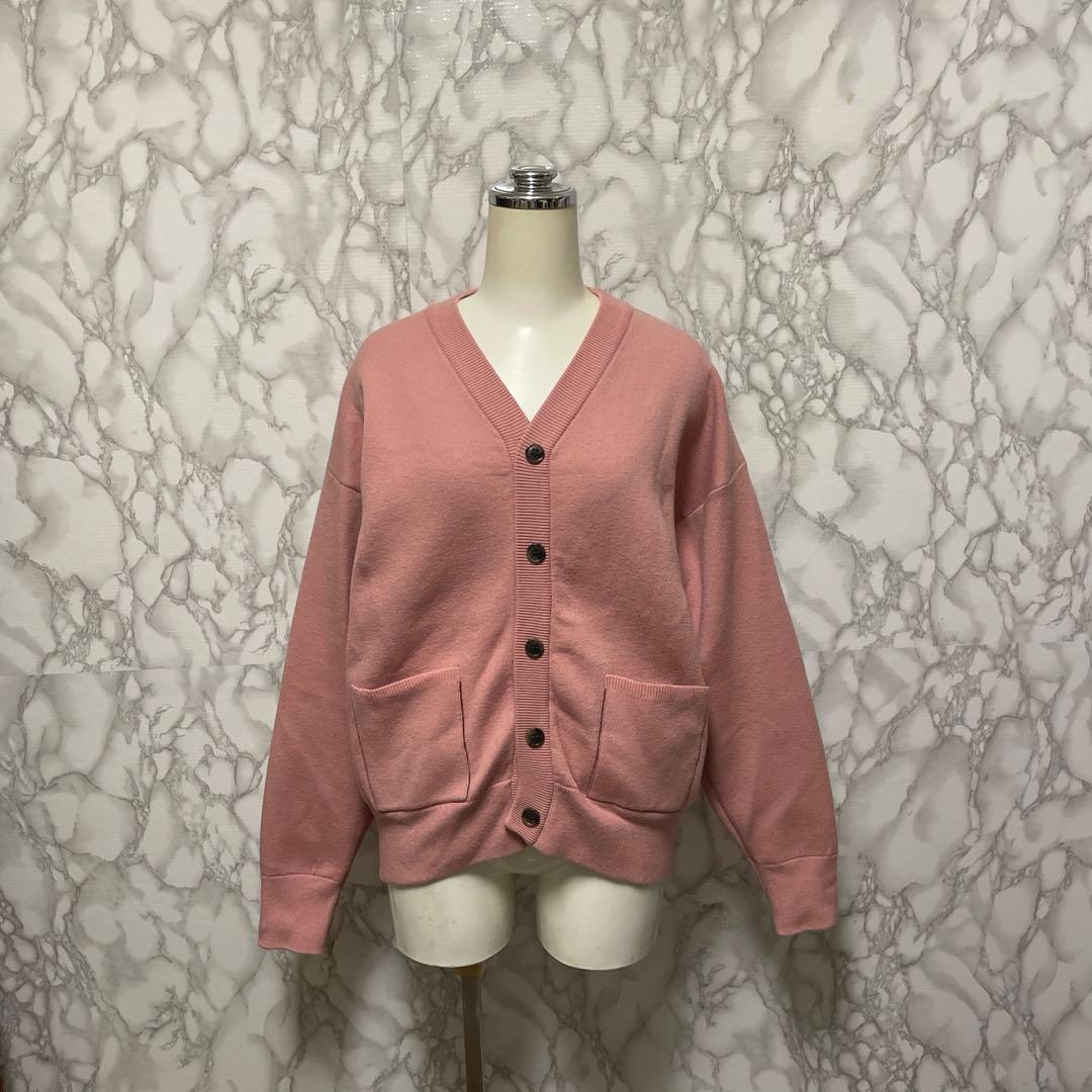 完売品　LINKABLE リンカブル リバーシブルカーディガン バイカラー