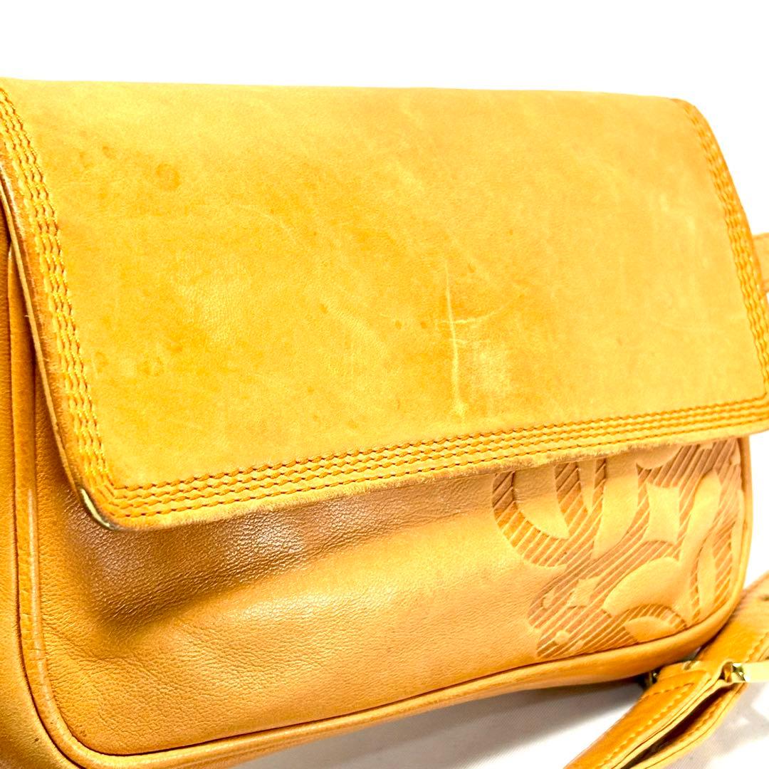 【希少】LOEWE ロエベ アナグラム レザー ウエストポーチ ボディバッグ