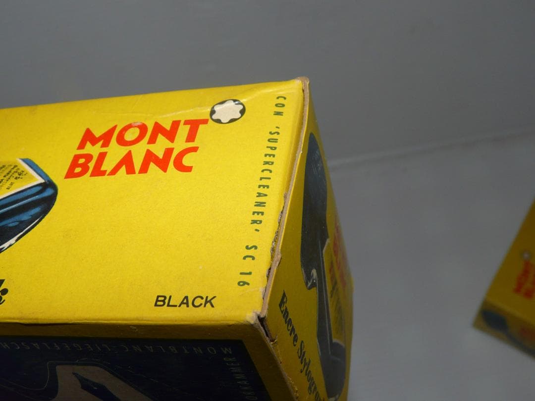 1960年代　モンブラン　ボトルインク　未開封　3個　黒　ブルーブラック 万年筆