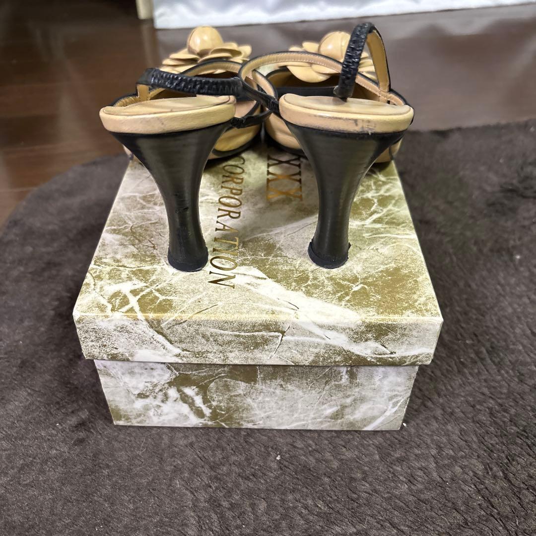 ほぼ未使用♡CANEL シャネルカメリア♡ミュール♡サンダル♡23.5〜24.5