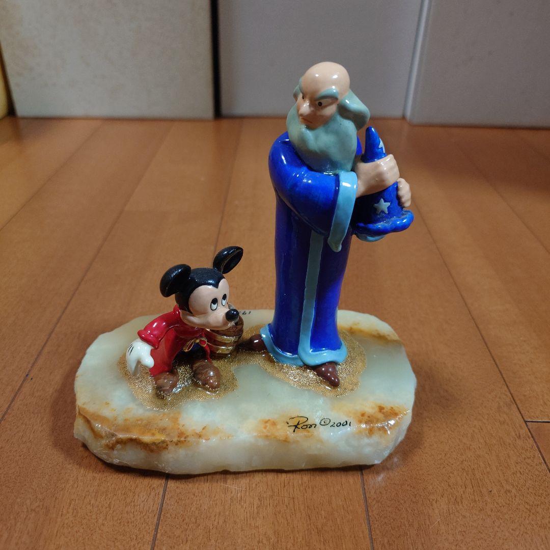 2001年 ロン・リー ディズニー ミッキーマウス 魔法使い エンシド 置物