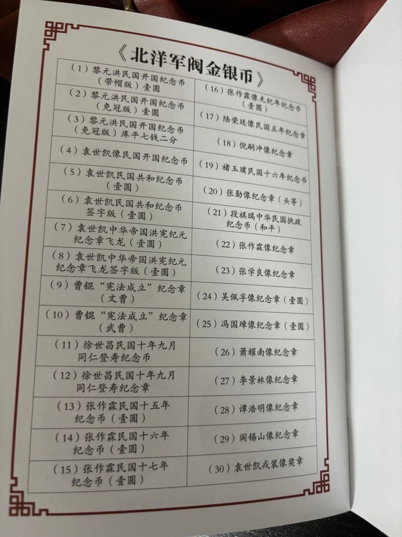 【今なら29枚セット売り】中国近代機制金銀貨幣通覧　北洋軍閥金銀幣章