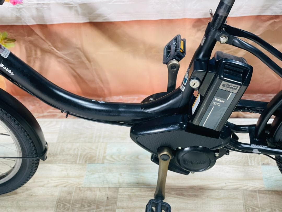 ハイエンドモデル⭐️ ヤマハ最上級バビー マットブラック！ 子供乗せ Y1692