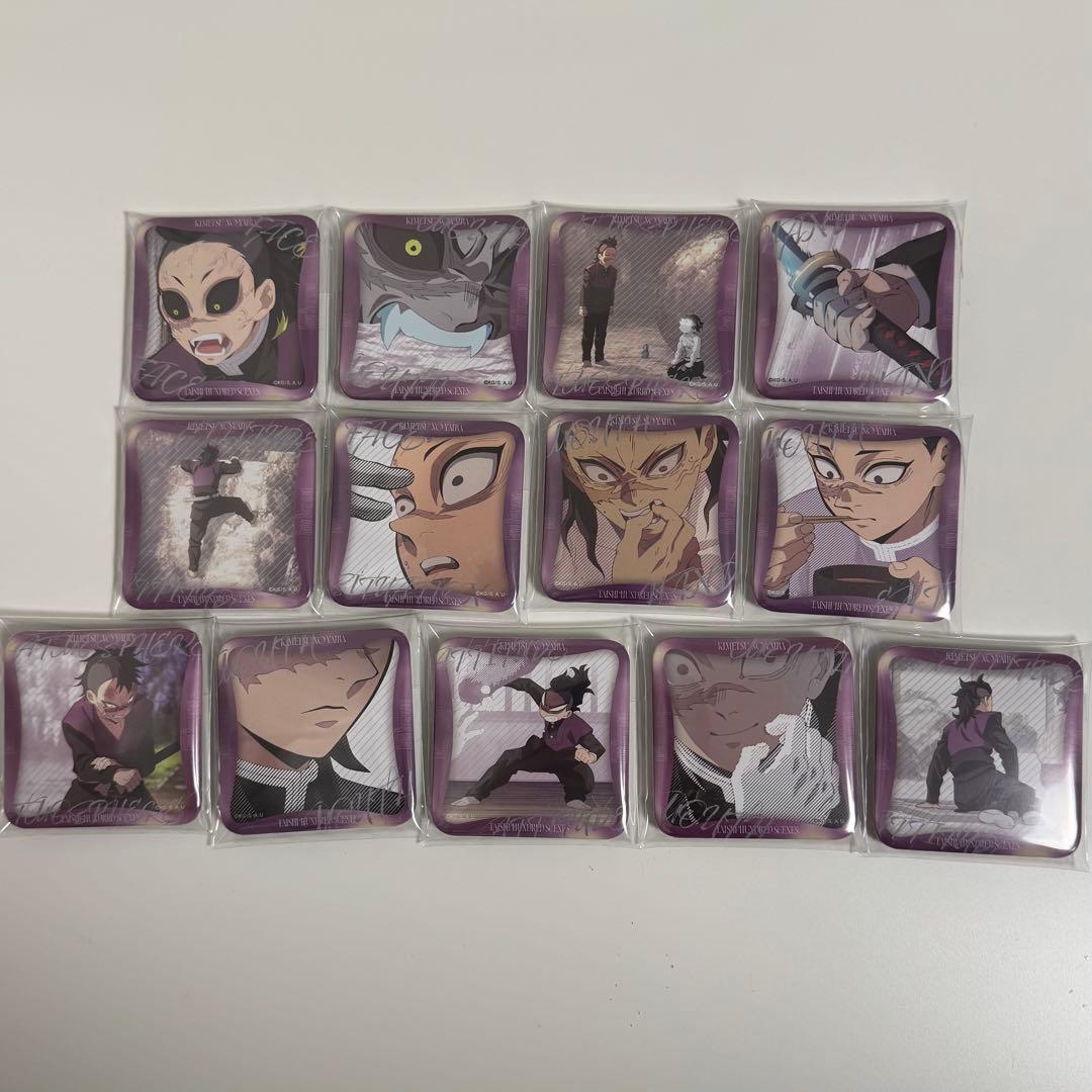 鬼滅の刃 隊士百景 不死川玄弥 マニアック缶バッジ セミコンプ セット