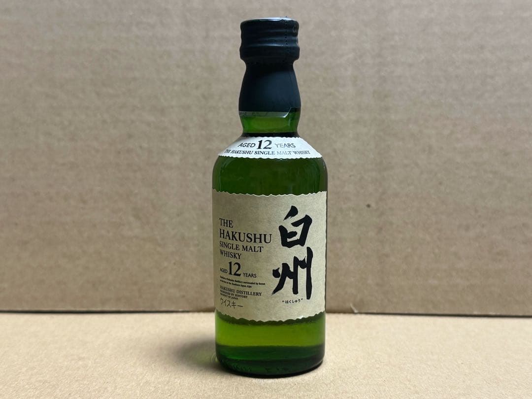 新品　旧ラベル　サントリー　白州 12年 シングルモルトウイスキー　50ml