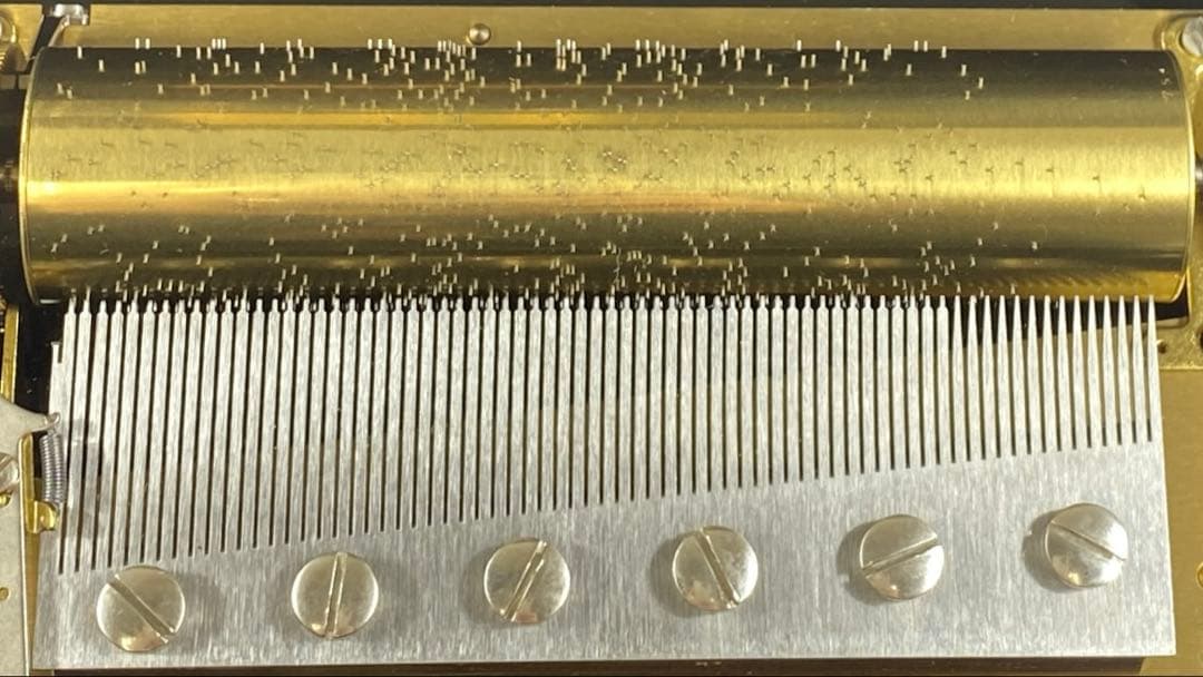 リュージュ　メカニカル　72弁　3パート　シリンダー式　オルゴール　トサカ