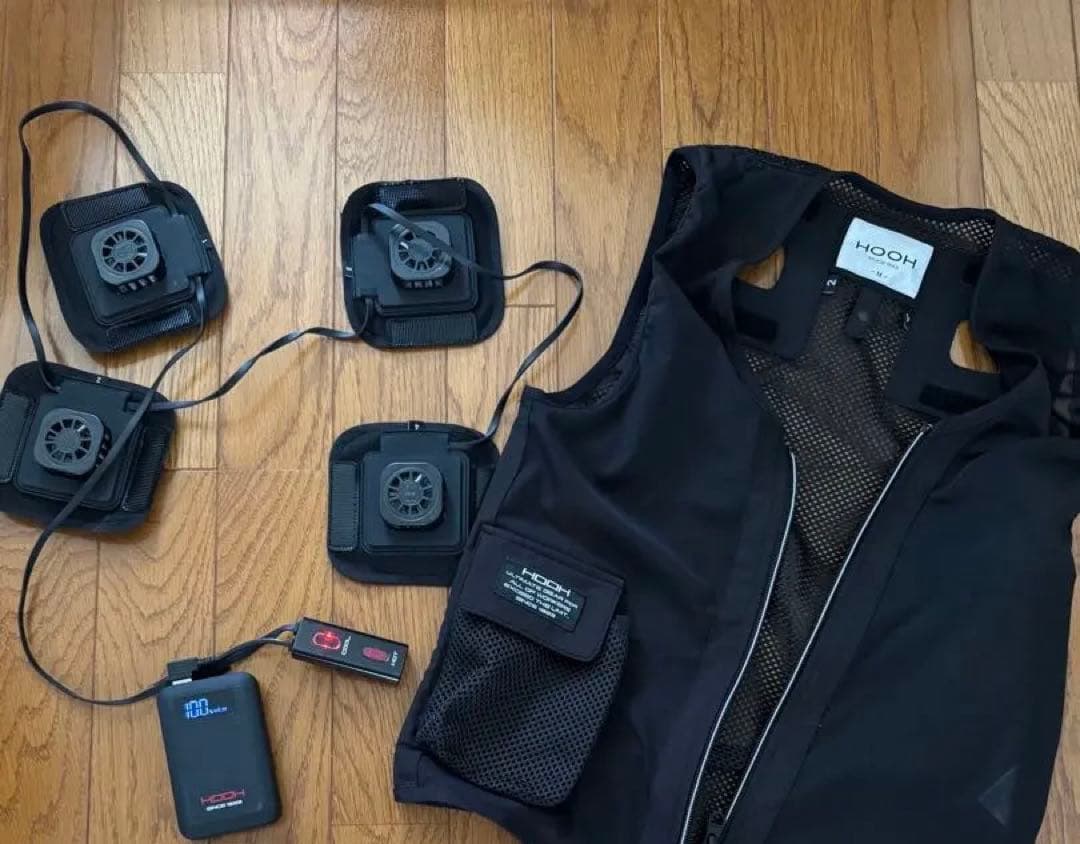 HOOH 快適ウェア　ペルチェベストセット　Mサイズ 冷却機能&温熱機能付き