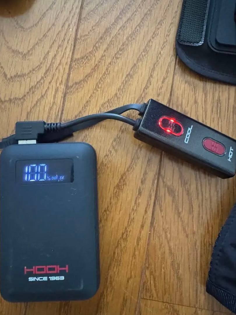 HOOH 快適ウェア　ペルチェベストセット　Mサイズ 冷却機能&温熱機能付き