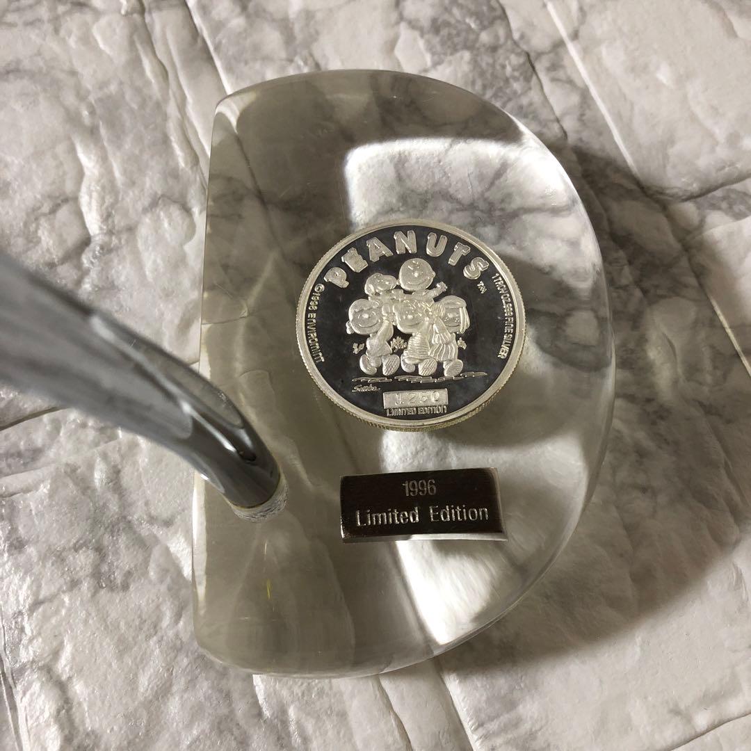 世界限定300本 スヌーピー 1996年 限定パター 純銀入り