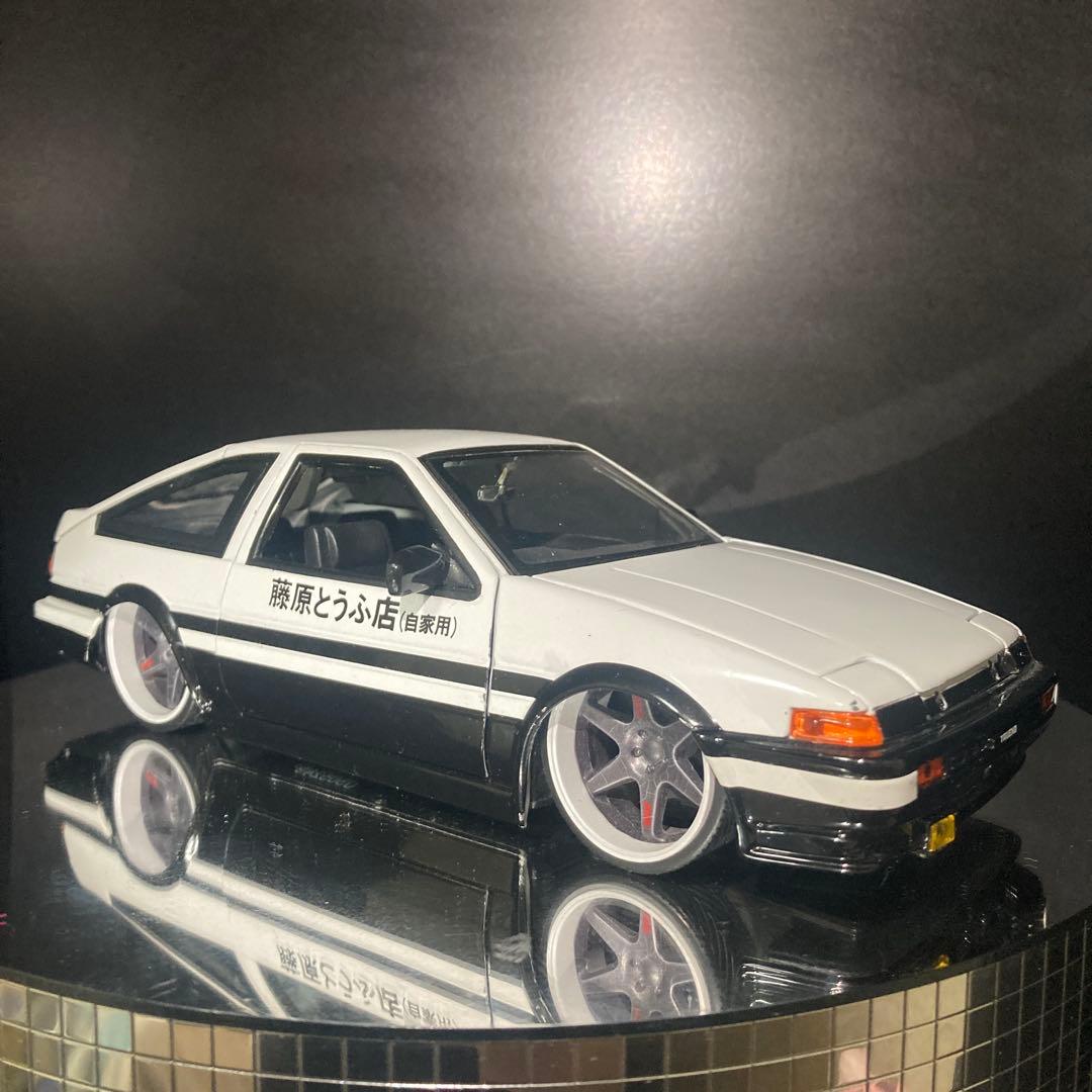 jada toys トヨタ AE86 藤原とうふ店 レイズホイール