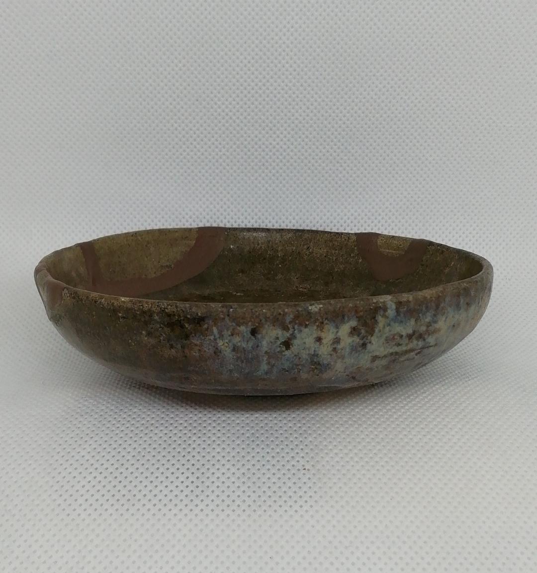 【お値下げ】骨董 斑古唐津　平盃（呼び継あり）安土桃山時代