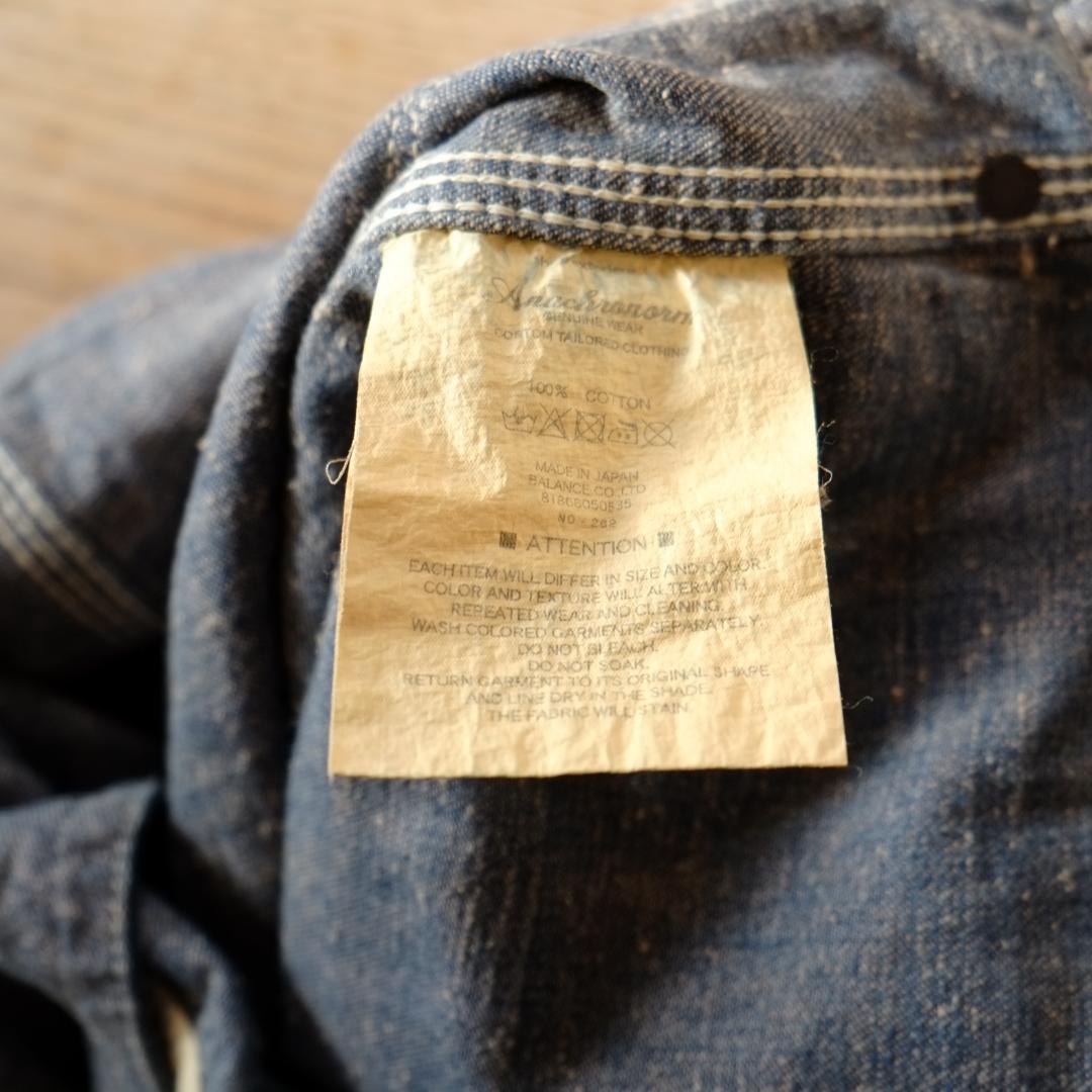 ANACHRONORMアナクロノーム リメイク ダメージ オーバーオール メンズ