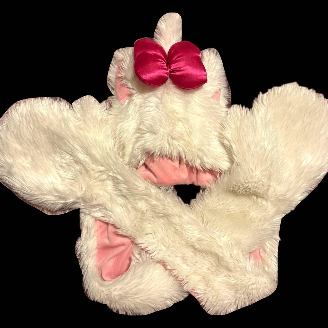 マリーちゃん　ディズニー　ファンキャップ　マフラーキャップ