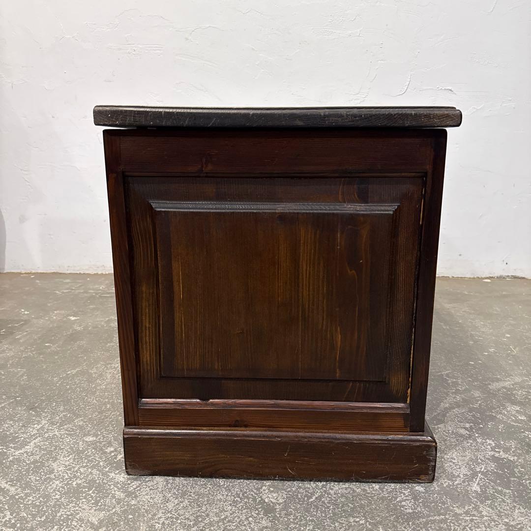 ヴィンテージ　収納付き　ベンチ