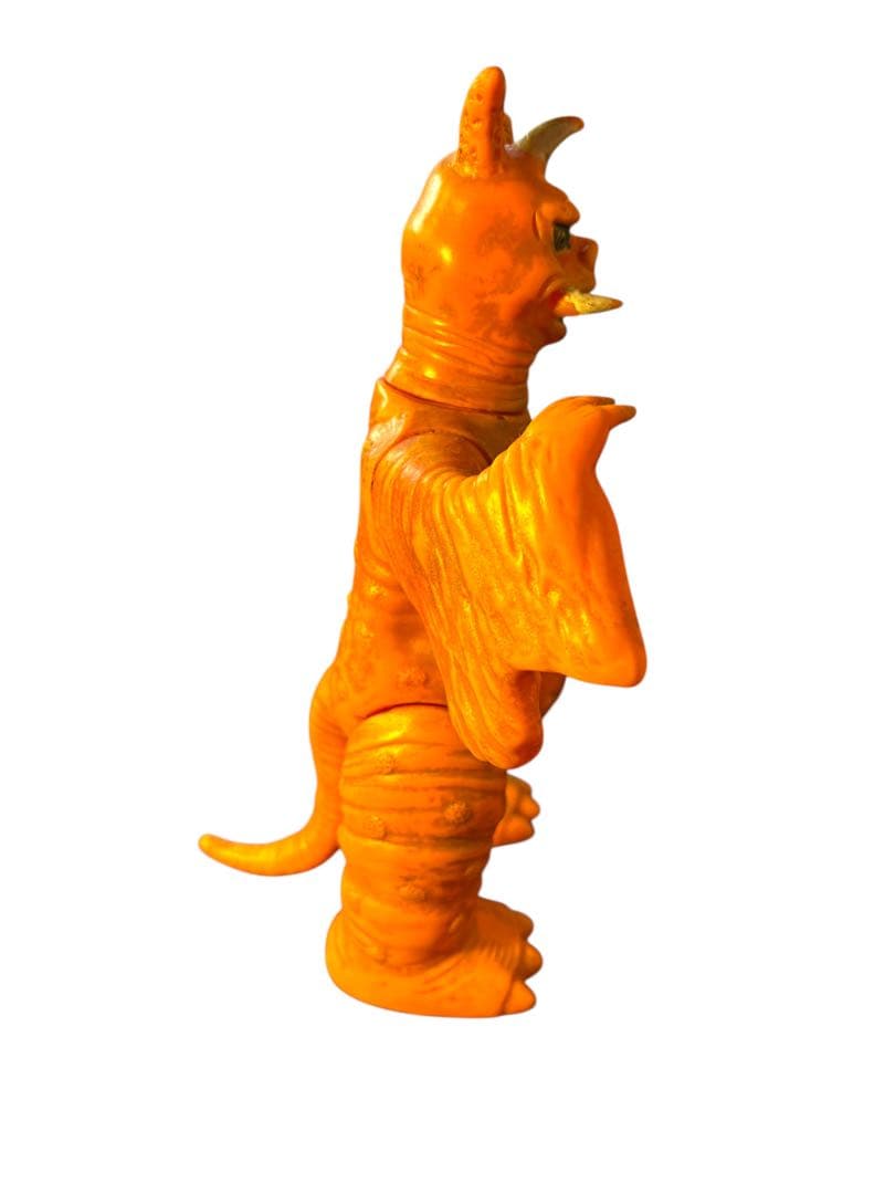 マルサン　チャンドラー　当時物　ソフビ　ブルマァク　怪獣　記名有　ウルトラマン