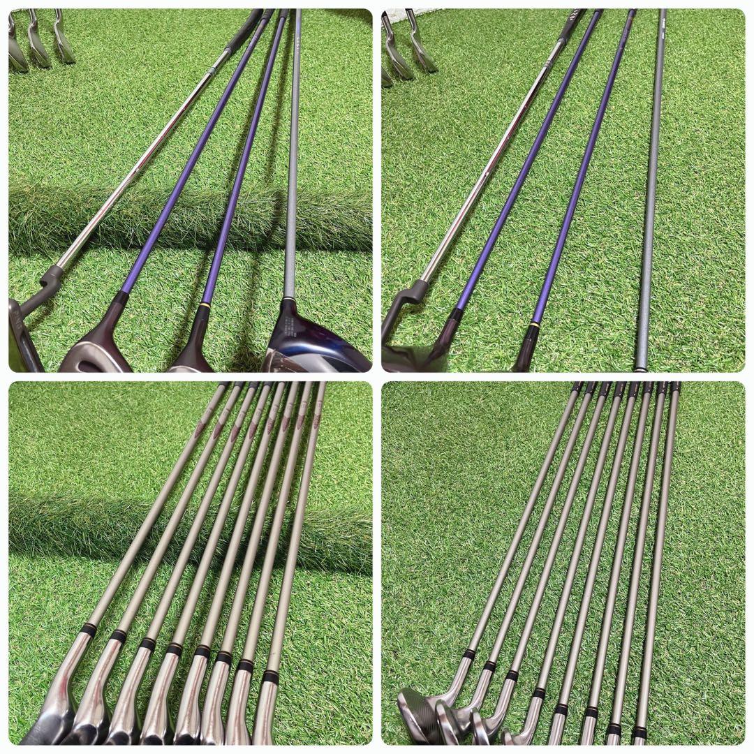 即戦力 初心者に優しい HI-BRID レディースゴルフクラブ豪華12本セット