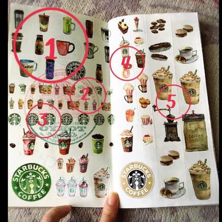 スタバ マステ 確認用