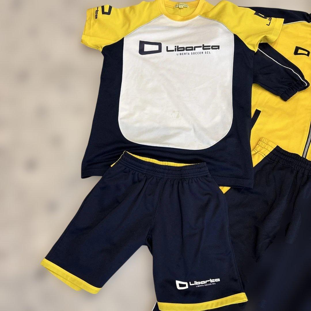 Liberta サッカー ジャージセット ネイビー/イエロー