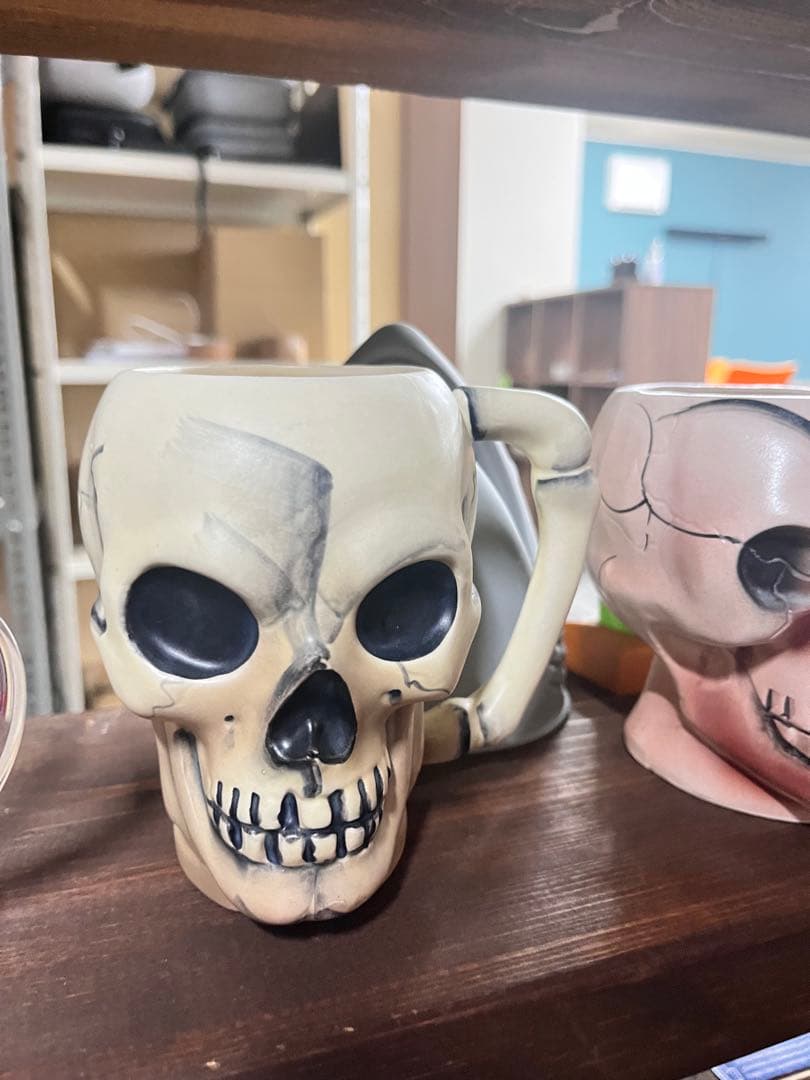 マグカップ　ドクロ　当時もの