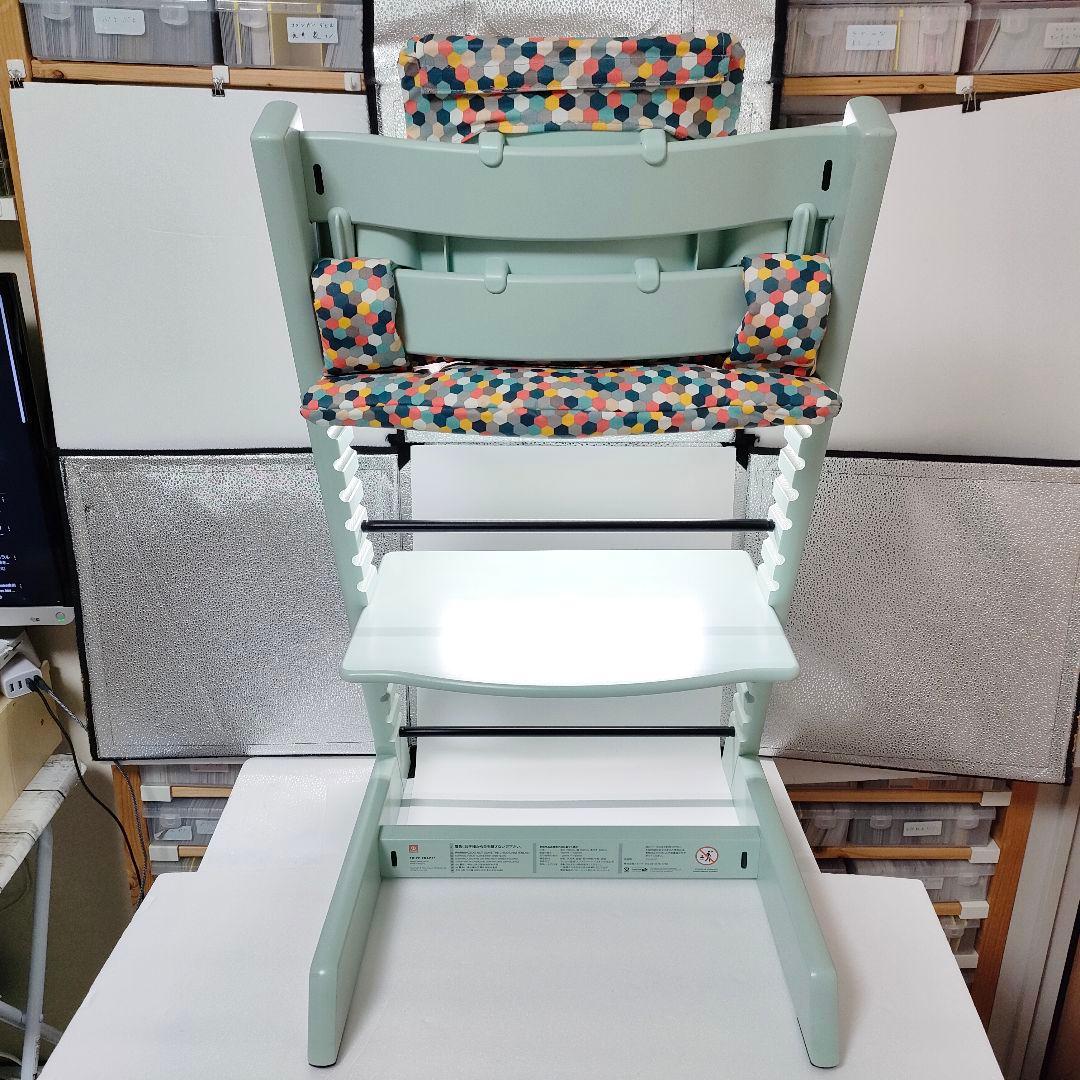 ストッケ　トリップトラップ　モスグリーン　ベビーセット　SN6