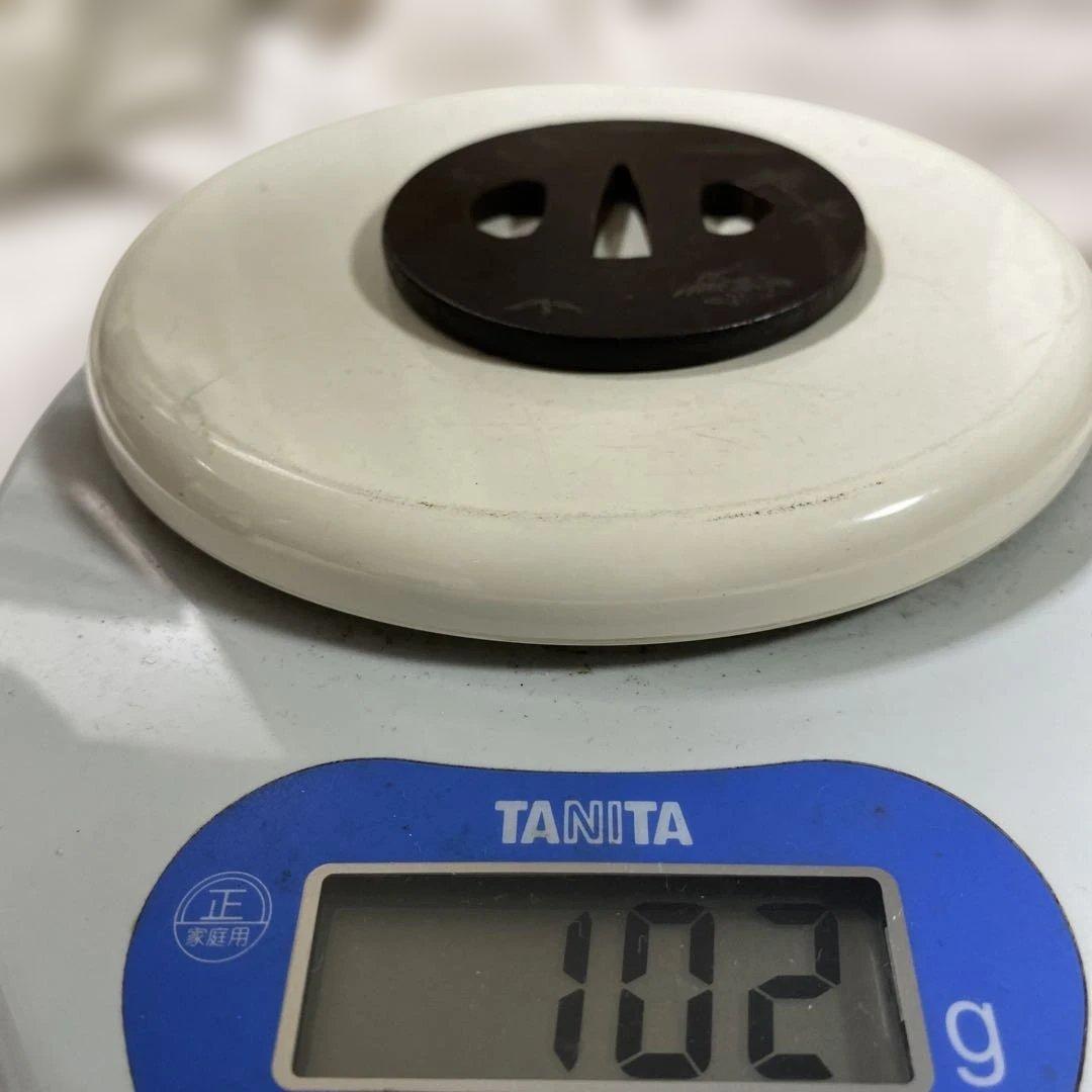 B-36 鍔　銀象嵌　武具　刀装具　装飾品　刀　アンティーク　美術品　工芸品