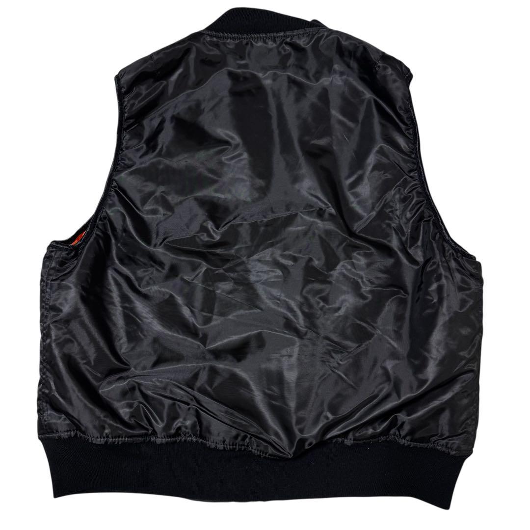 トップス thrifty look MA-1 reversible VEST